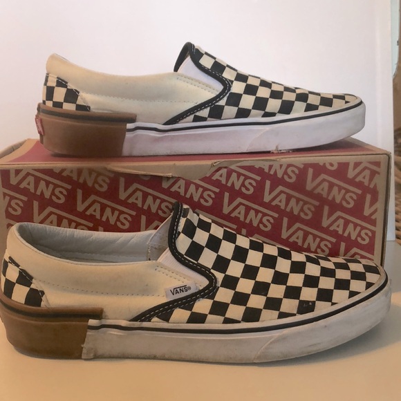 Vans Other - Vans Classic Slip On (Gum Block) Checkerboard